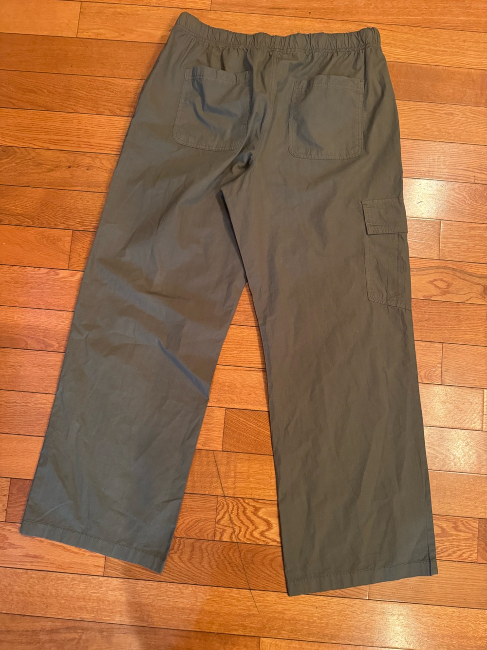 aerie Olive Green Wide Leg Pants - Picture 4 of 5